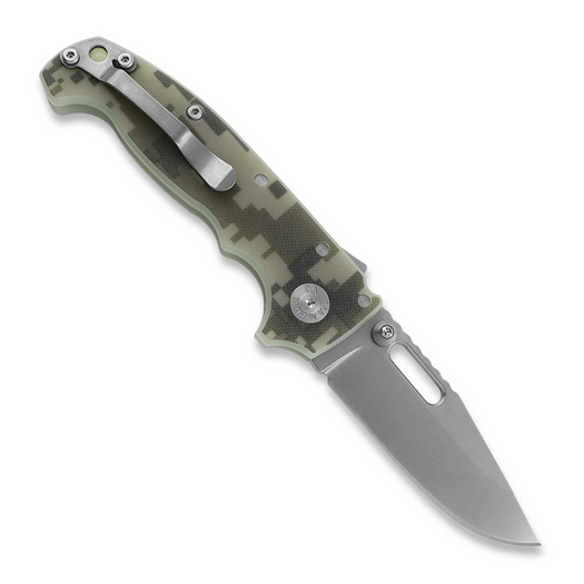 Demko Knives MG AD20S Clip Point 20CV G10 sulankstomas peilis, camo #2