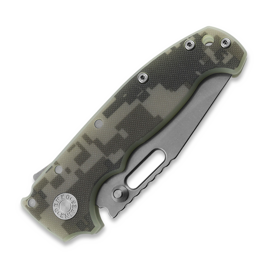 Demko Knives MG AD20S Clip Point 20CV G10 kääntöveitsi, camo #2