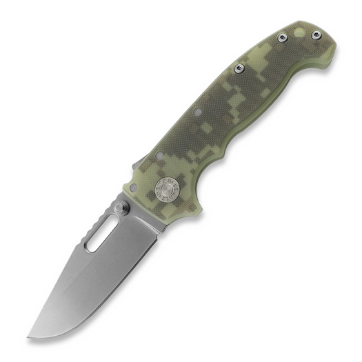 Demko Knives MG AD20S Clip Point 20CV G10 折り畳みナイフ, camo #4