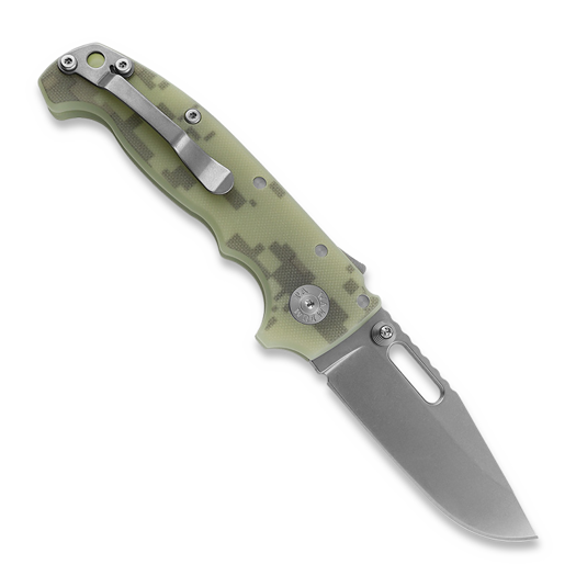 Demko Knives MG AD20S Clip Point 20CV G10 kääntöveitsi, camo #4
