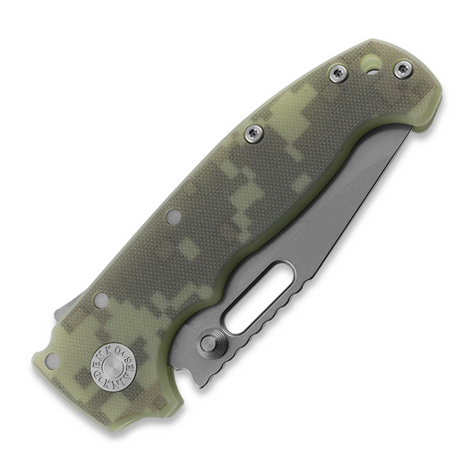 Demko Knives MG AD20S Clip Point 20CV G10 sulankstomas peilis, camo #4
