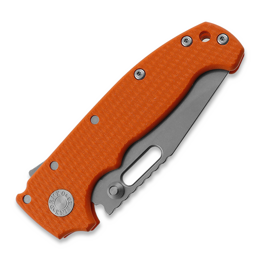 Couteau pliant Demko Knives MG AD20S Clip Point 20CV G10, orange