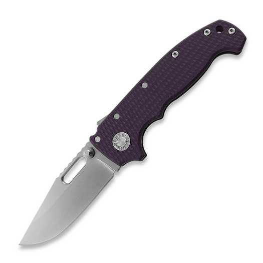 Demko Knives MG AD20S Clip Point 20CV G10 סכין מתקפלת, purple