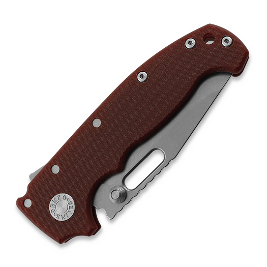 Demko Knives MG AD20S Clip Point 20CV G10 kääntöveitsi, red