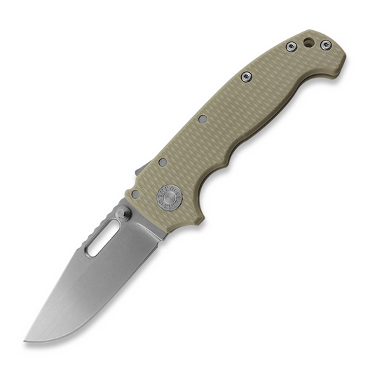 Demko Knives MG AD20S Clip Point 20CV G10 sklopivi nož, tan
