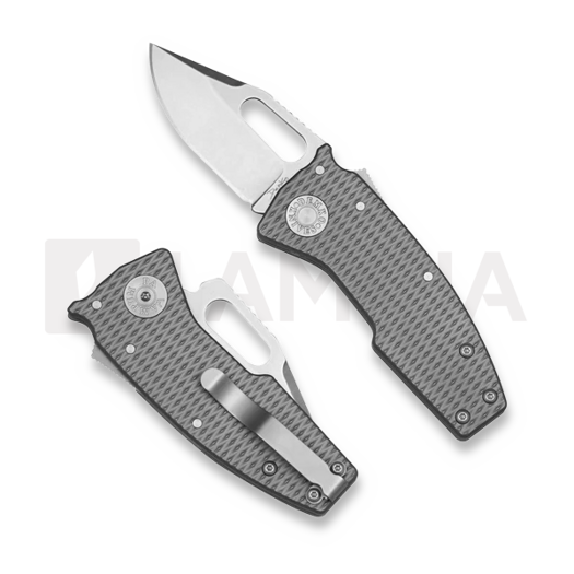 Demko Knives Nano Shark 20CV Clip Point Milled Titanium kääntöveitsi