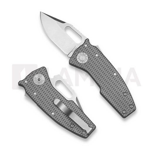 Liigendnuga Demko Knives Nano Shark 20CV Clip Point Milled Titanium