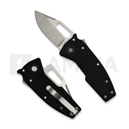 Demko Knives Nano Shark AUS10A Clip Point Black 折叠刀