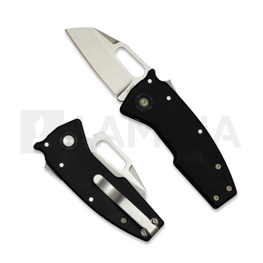 Demko Knives Nano Shark AUS10A Shark Foot Black vouwmes
