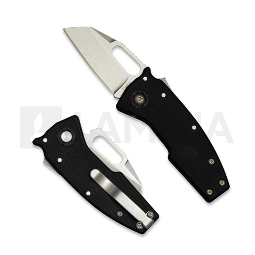 Demko Knives Nano Shark AUS10A Shark Foot Black 접이식 나이프