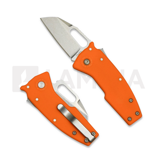 Складной нож Demko Knives Nano Shark AUS10A Shark Foot Orange