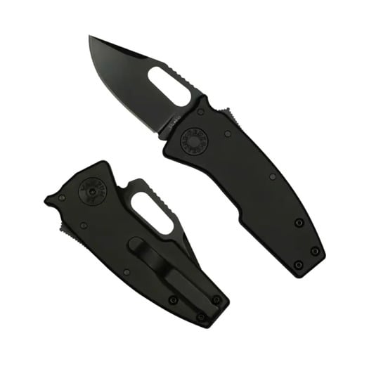 Nóż składany Demko Knives Nano Shark Stealth 20CV Clip Point, Black