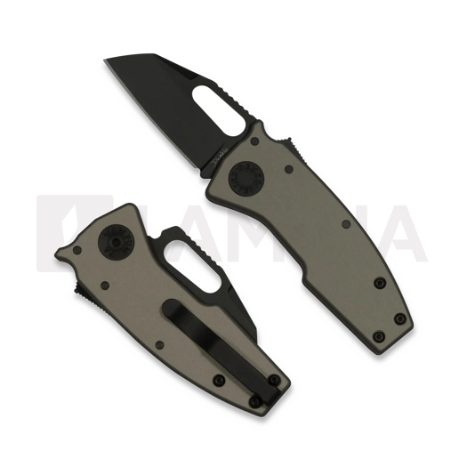 Skladací nôž Demko Knives Nano Shark Stealth 20CV Shark Foot Artillery Grey