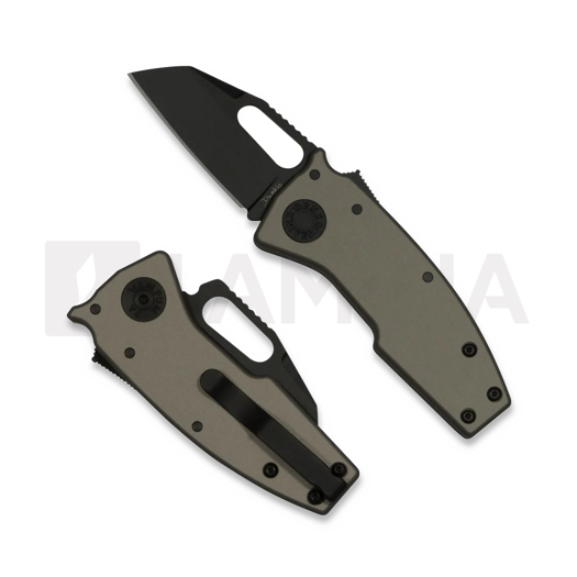 Demko Knives Nano Shark Stealth 20CV Shark Foot Artillery Grey 折叠刀