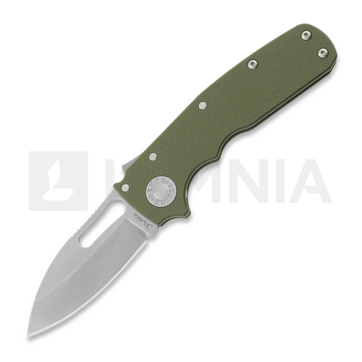 Demko Knives Shark Cub 20CV Slicer Shark 折叠刀, OD Green G-10