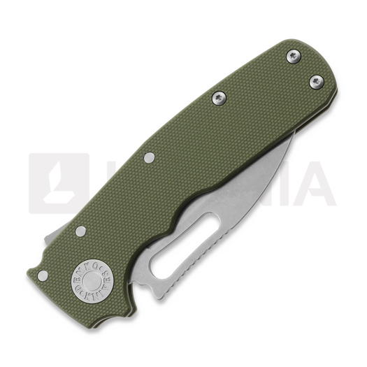 Demko Knives Shark Cub 20CV Slicer Shark kääntöveitsi, OD Green G-10