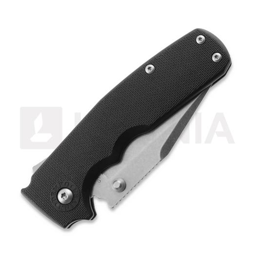 Demko Knives Shark Cub Clip Point sulankstomas peilis, Black GRN