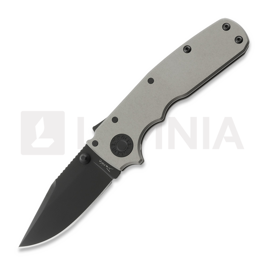 Demko Knives Shark Cub Stealth Clip Point 折叠刀, Artillery Grey
