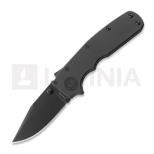 Demko Knives Shark Cub Stealth Clip Point 접이식 나이프, Black