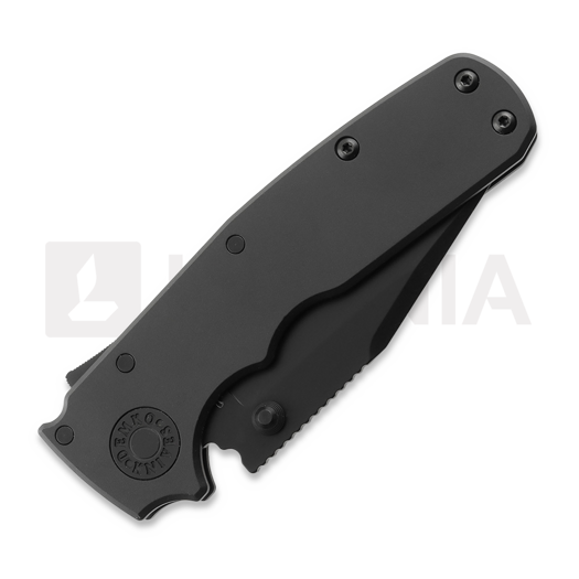 Demko Knives Shark Cub Stealth Clip Point k&auml;&auml;nt&ouml;veitsi, Black