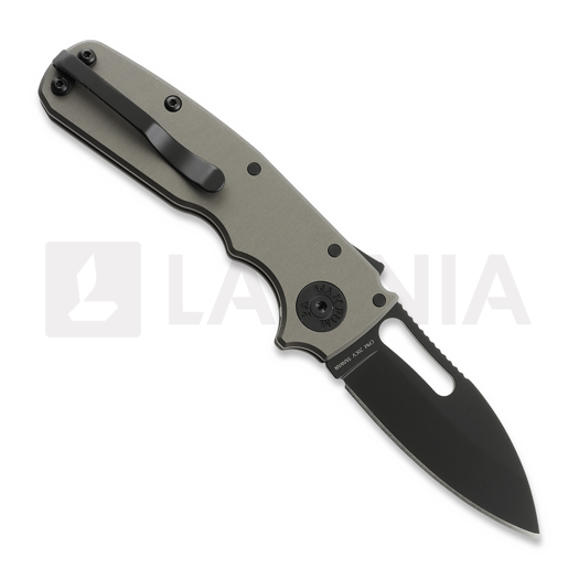 Demko Knives Shark Cub Stealth Slicer Shark k&auml;&auml;nt&ouml;veitsi, Artillery Grey