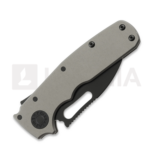 Demko Knives Shark Cub Stealth Slicer Shark sulankstomas peilis, Artillery Grey