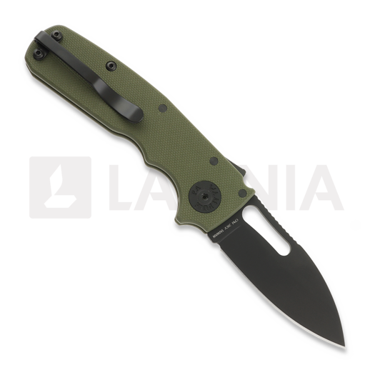 Demko Knives Shark Cub Stealth Slicer Shark k&auml;&auml;nt&ouml;veitsi, OD Green G-10