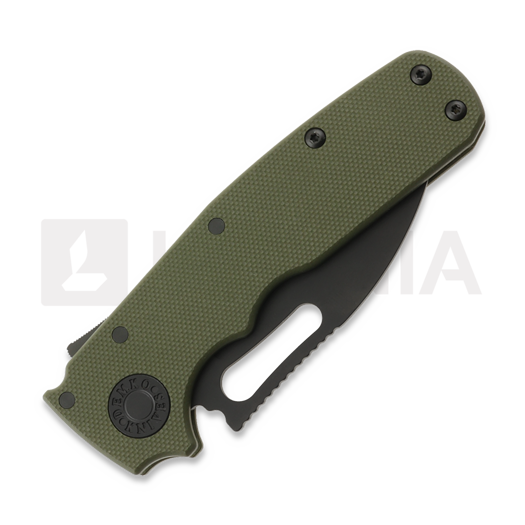 Demko Knives Shark Cub Stealth Slicer Shark kääntöveitsi, OD Green G-10