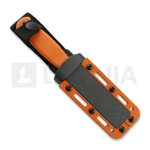 Demko Knives USA Armiger 4 3V Clip Point Multi-Layer Camo ナイフ, Orange