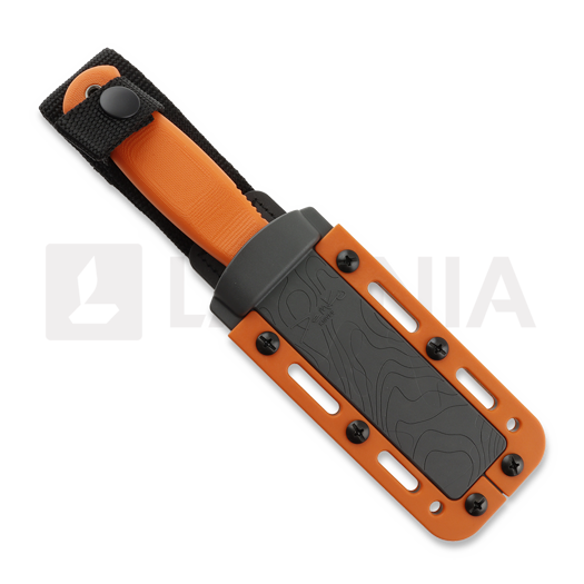Demko Knives USA Armiger 4 3V Clip Point Multi-Layer Camo knife, Orange