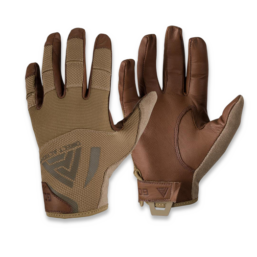 Direct Action Hard gloves, Leather, Coyote Brown