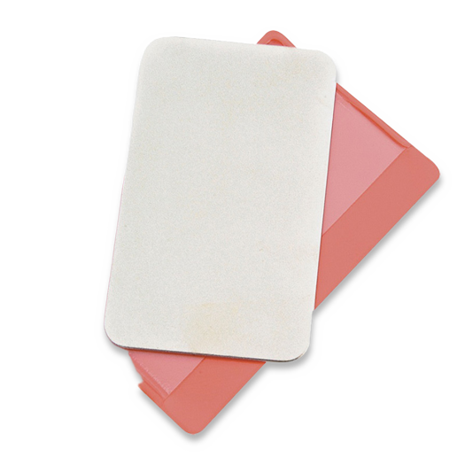 Affilatore tascabile DMT Dia-Sharp Credit Card, rosso