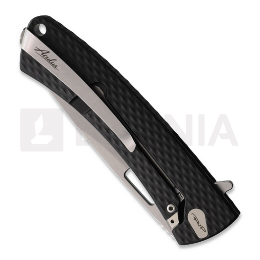 DPx Gear Aculus Flipper Aluminum Black sulankstomas peilis