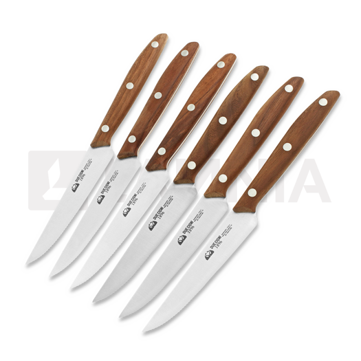 Virtuves nazis Due Cigni Serrated Steak 10cm Set 6 pcs