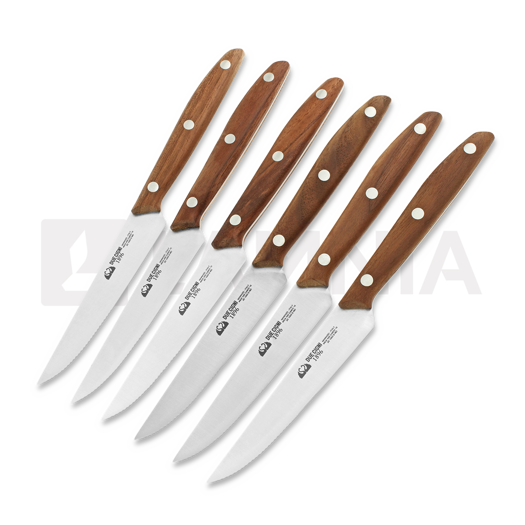 Due Cigni Serrated Steak 10cm Set 6 pcs סכין מטבח