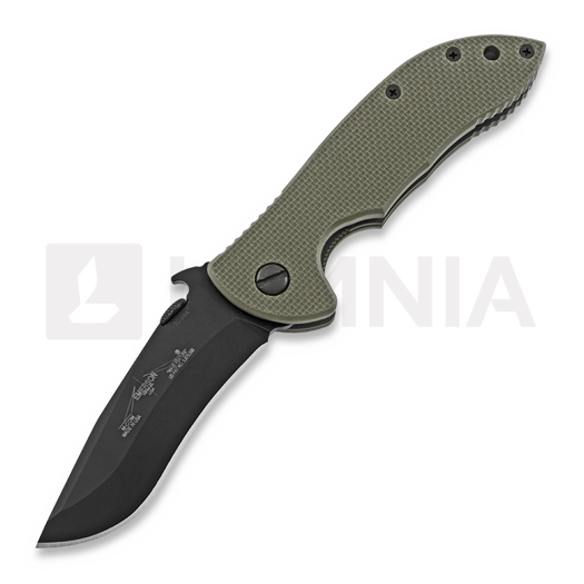 Navalha Emerson Mini Commander, verde oliva