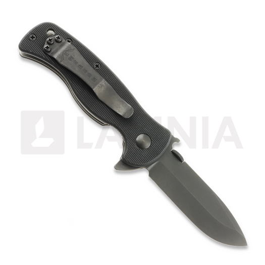 Emerson Mini Sheepdog - Spearpoint - Thunderstorm Finish sulankstomas peilis