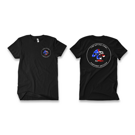 Emerson Patriotic Skull t-skjorte