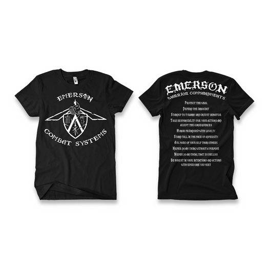 Emerson Warrior Commandments marškinėliai