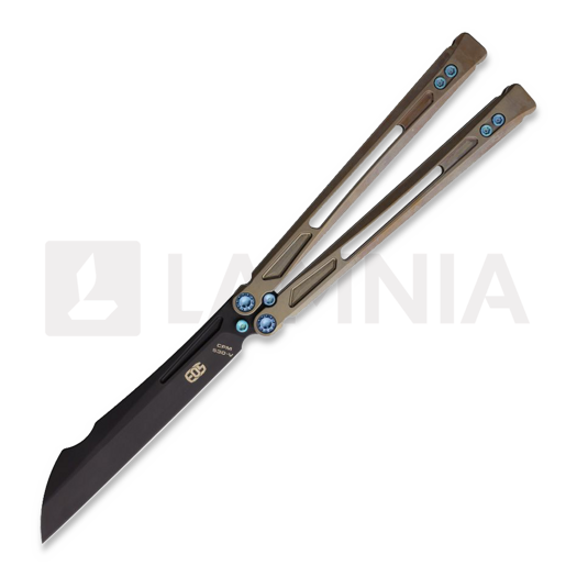Couteau papillon EOS Gremlin, Bronze/Blue