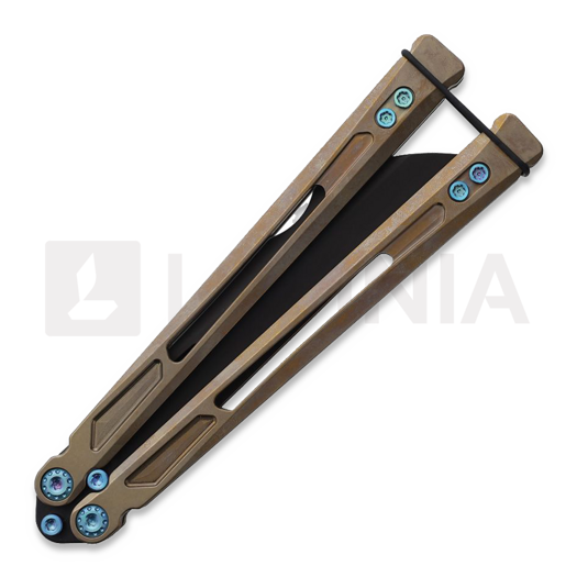 EOS Gremlin butterfly knife, Bronze/Blue