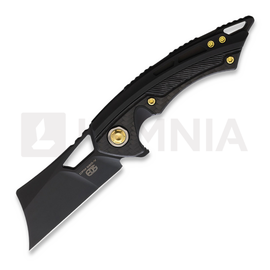 Coltello pieghevole EOS Mini Nautilus Framelock, gold