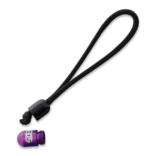 EOS Pill Bead Lanyard, negru, violet