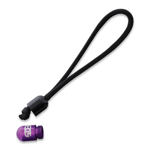 EOS Pill Bead Lanyard, nero, porpora