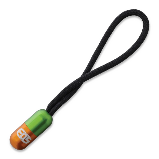 EOS Pill Bead Lanyard, zielona, pomarańczowa
