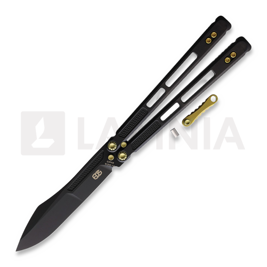 Nóż składany EOS Trident Black And Gold