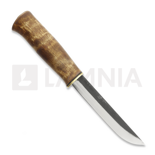 Eräpuu Hunter 125 finnish Puukko knife, stained birch