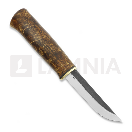 Eräpuu Hunter 95 finnish Puukko knife, stained birch
