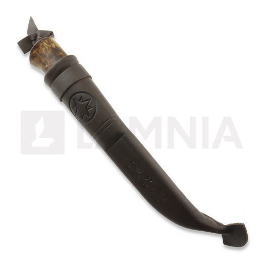 Eräpuu Hunter 95 finsk kniv, stained birch