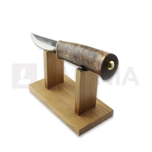 Eräpuu Hunter 95 finnish Puukko knife, stained birch